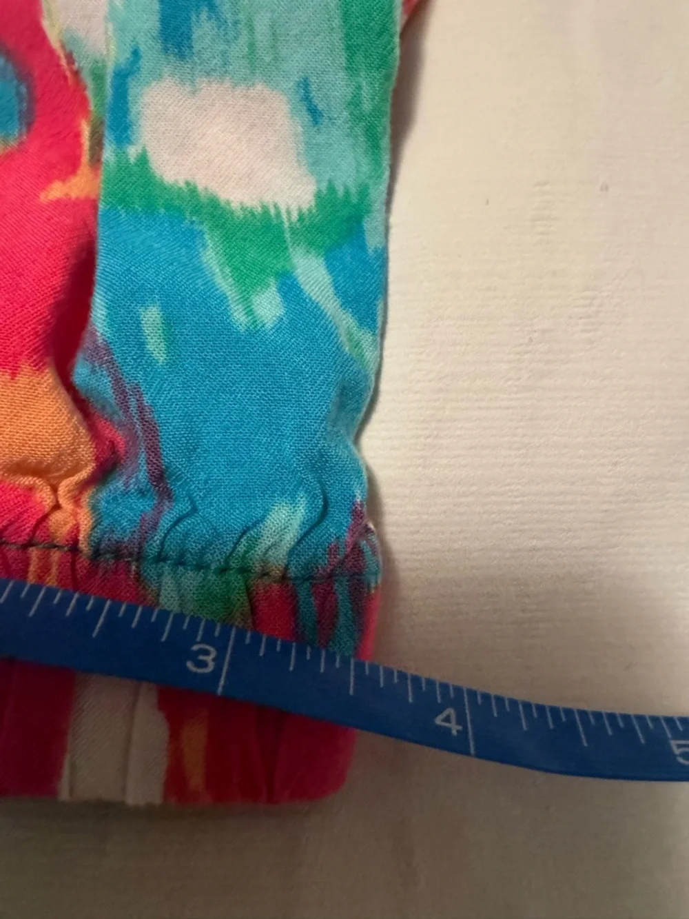 The Children's Place Girls Rainbow Floral Joggers Pants Sz 7/8 Colorful Elastic